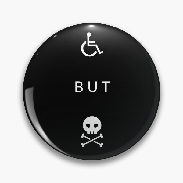 Item preview, Disabled but Deadly Minimalist Design designed and sold by YogaZesty.