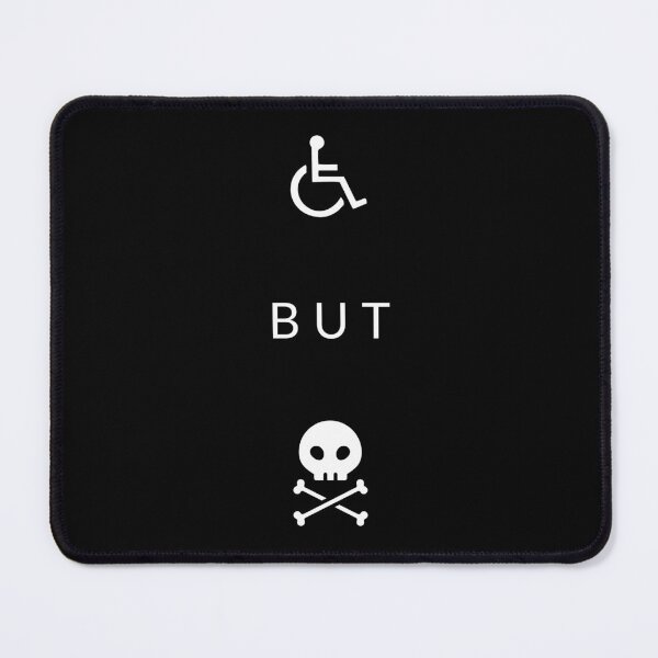 Item preview, Disabled but Deadly Minimalist Design designed and sold by YogaZesty.