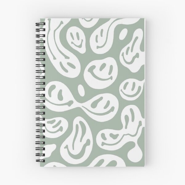 Item preview, melting smileys | sage green designed and sold by NSdesigns55.