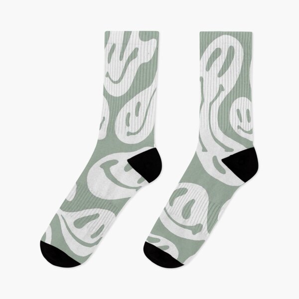 Item preview, melting smileys | sage green designed and sold by NSdesigns55.