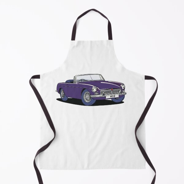 Item preview, MGB vintage car in Purple designed and sold by Webazoot Industries - Car Art.