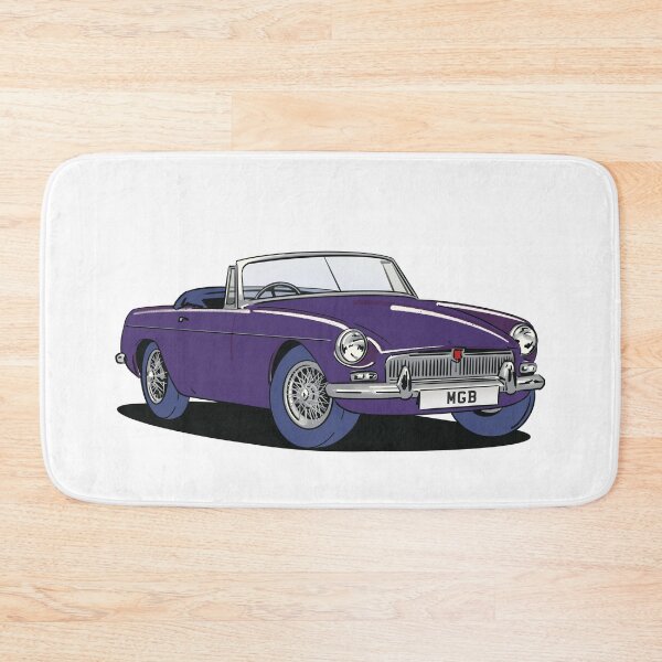Item preview, MGB vintage car in Purple designed and sold by Webazoot Industries - Car Art.