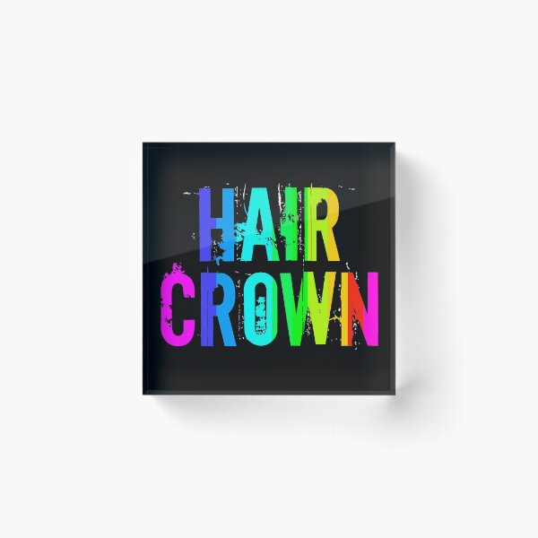 Item preview, HAIR CROWN- Neon Rainbow designed and sold by BOLDERSALONS.