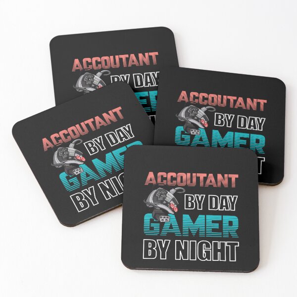 Item preview, ACCOUNTANT BY DAY GAMER BY NIGHT designed and sold by OverbeeDesigns.
