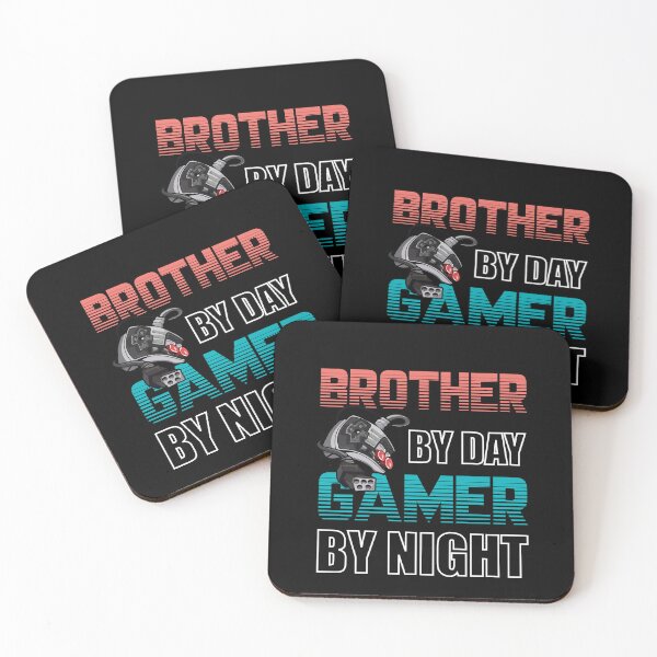 Item preview, BROTHER BY DAY GAMER BY NIGHT designed and sold by OverbeeDesigns.