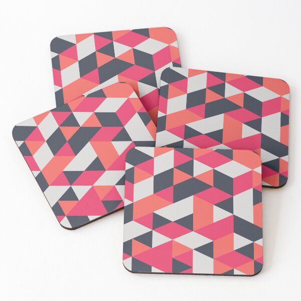 Item preview, Pink, Orange, and Gray Geometric designed and sold by dhdesigns2021.