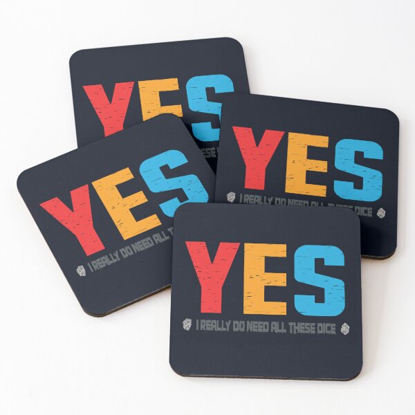 Item preview, yes i really do need all these dice - funny quote designed and sold by VichallanStudio.