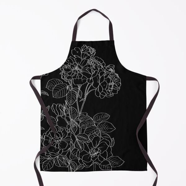 Item preview, Eight Blooming Roses in White Lines designed and sold by Saanis.