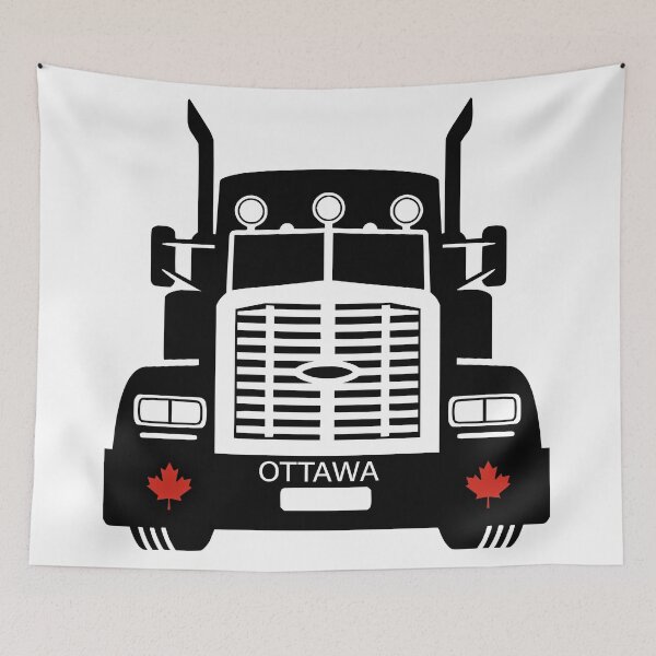 Item preview, FREEDOM CONVOY CANADA TRUCKERS OTTAWA PROTEST designed and sold by MKSGraphix.