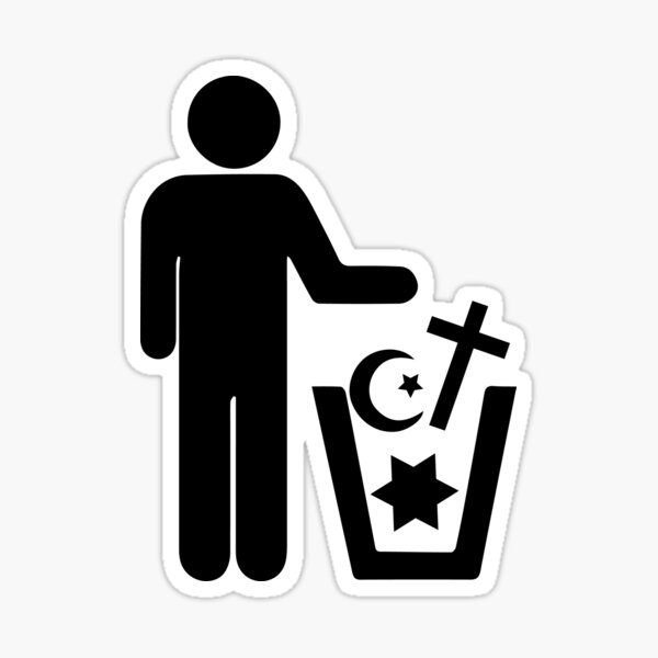 Item preview, religions in the trash designed and sold by chileateo.