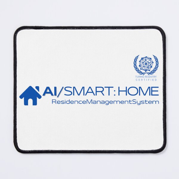 Item preview, AI SMART:HOME 1.0 Navy (Turing Registry series) AI t-shirt designed and sold by Gibson Futures.