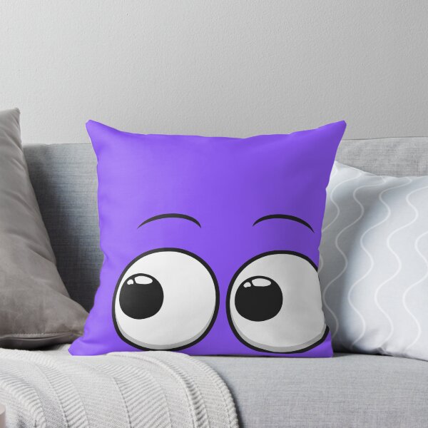 Item preview, Eyes Purple Throw Pillow  designed and sold by classypillows.