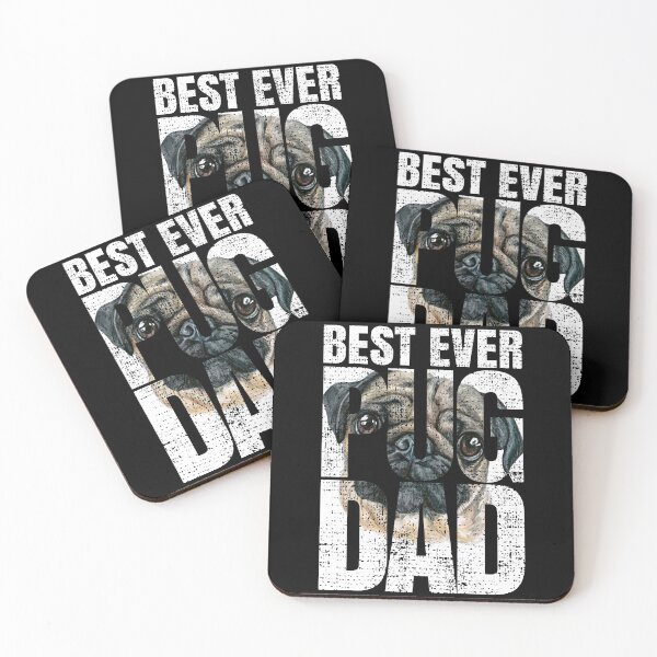 Item preview, Best Ever Pug Dad Vintage Pug Owner Dog Lover designed and sold by CharJens.