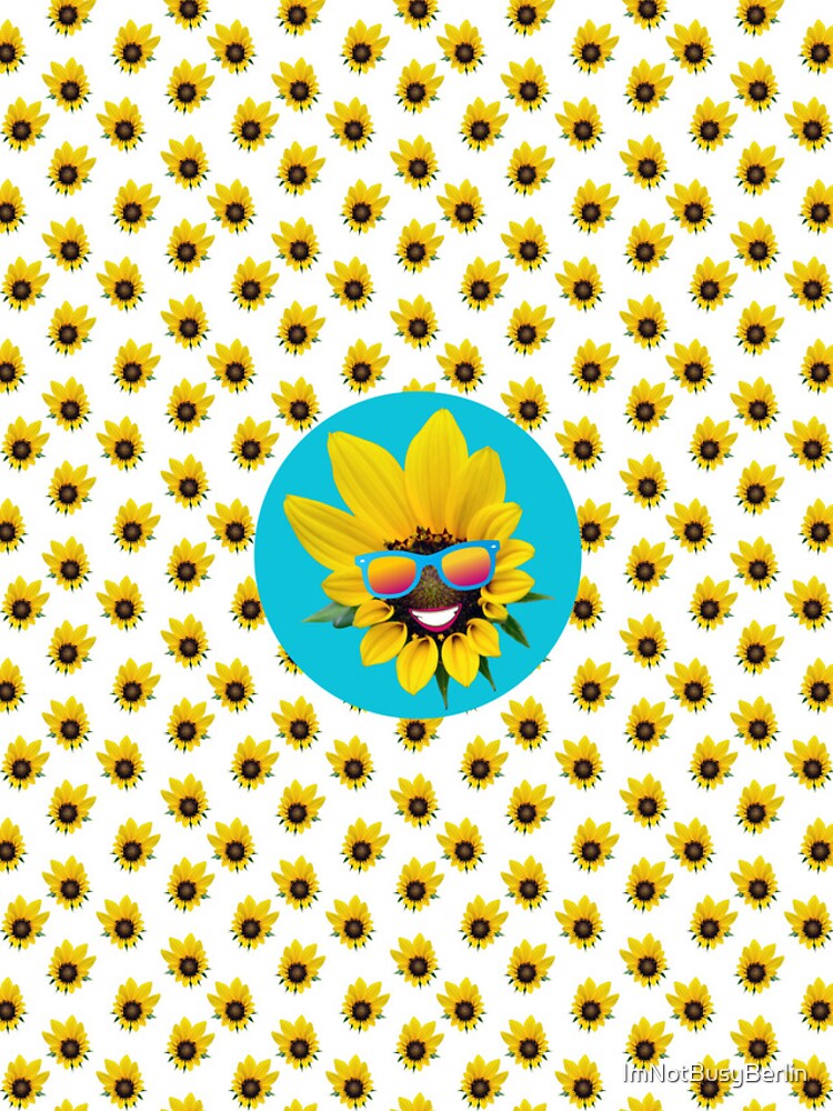 Thumbnail 4 von 4, iPhone-Hülle, Sonnenblume mit Sonnenbrille und Lächeln designt und verkauft von ImNotBusyBerlin.
