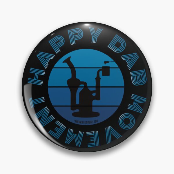 Item preview, Retro Vintage Sunset Blue Dab Rig-Happy dab movement  designed and sold by YomeHayin.
