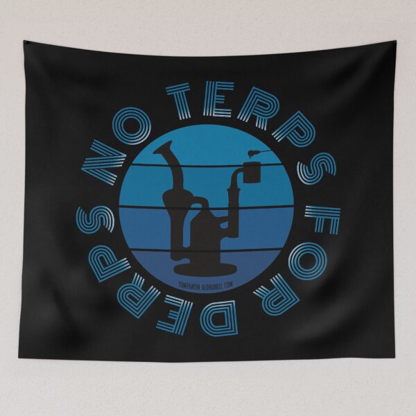 Item preview, Retro Vintage Sunset Blue Dab Rig-no Terps for derps  designed and sold by YomeHayin.