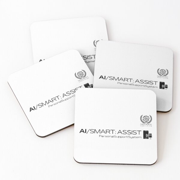 Item preview, AI SMART:ASSIST 1.0 Black (Turing Registry series) AI t-shirt designed and sold by Gibson Futures.