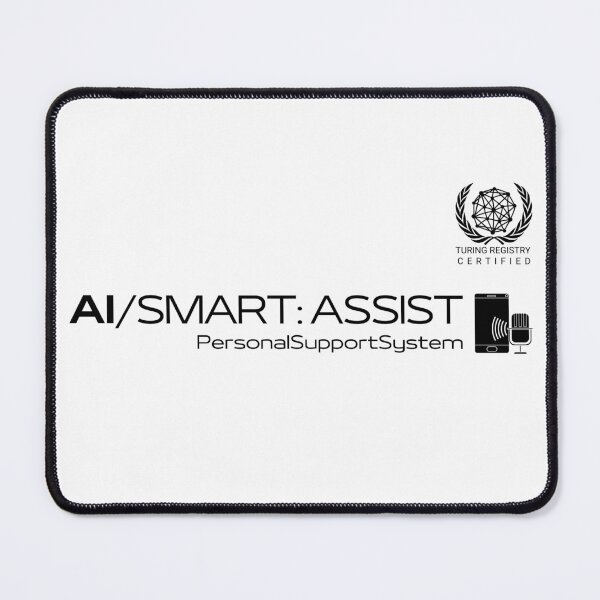 Item preview, AI SMART:ASSIST 1.0 Black (Turing Registry series) AI t-shirt designed and sold by Gibson Futures.