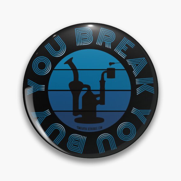 Item preview, Retro Vintage Sunset Blue Dab Rig-You break you buy  designed and sold by YomeHayin.