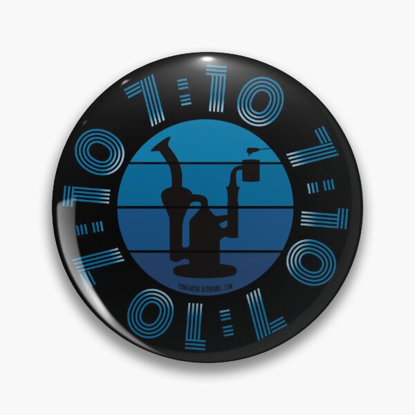 Item preview, Retro Vintage Sunset Blue Dab Rig-710 designed and sold by YomeHayin.