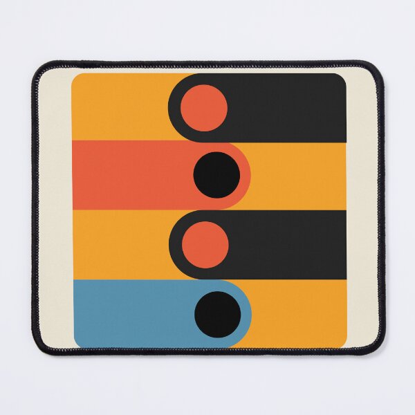 Item preview, Bauhaus homage Modern Gallery Abstract Colorful Minimalist Print Poster designed and sold by iamdanielv.