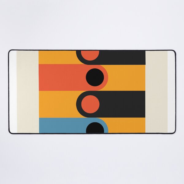 Item preview, Bauhaus homage Modern Gallery Abstract Colorful Minimalist Print Poster designed and sold by iamdanielv.