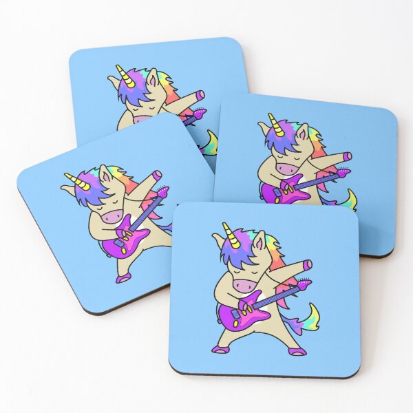 Item preview, My guitar unicorn drawing designed and sold by Blondiabshop.