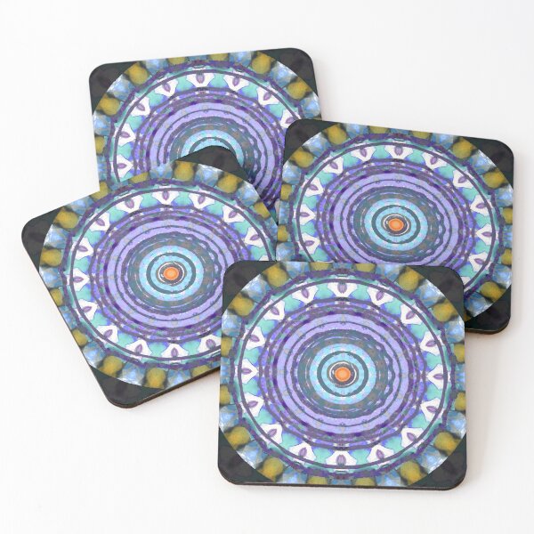 Item preview, Purple And Green Chakra Aura Colorful Cirlce Art - Sharon Cummings designed and sold by Sharon Cummings Art.