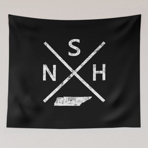 Item preview, Vintage Nashville Retro NSH Cross designed and sold by pixeljamz.