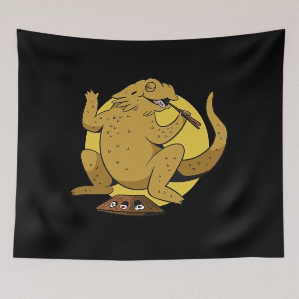 Item preview, Kawaii Bearded Dragon Sushi Noodles Japanese Otaku Nu Goth designed and sold by PinkyTree.