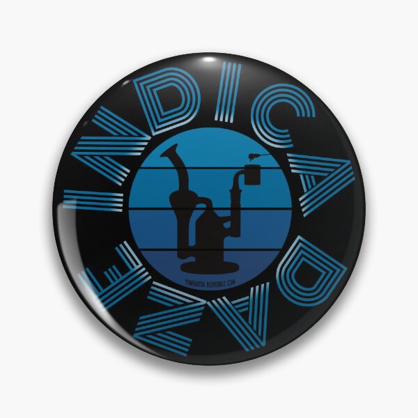 Item preview, Retro Vintage Sunset Blue Dab Rig-Indica daze designed and sold by YomeHayin.