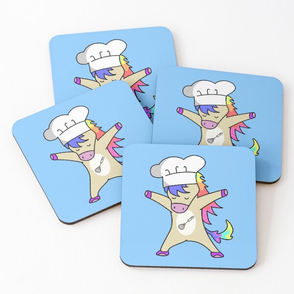 Item preview, My cooking unicorn drawing designed and sold by Blondiabshop.