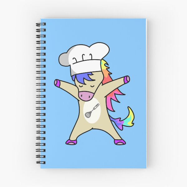 Item preview, My cooking unicorn drawing designed and sold by Blondiabshop.