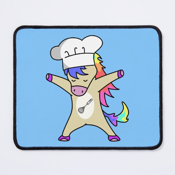 Item preview, My cooking unicorn drawing designed and sold by Blondiabshop.