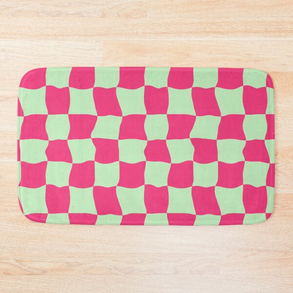 Item preview, Watermelon Wavy Tile Checker Twist designed and sold by GillianMeilin.
