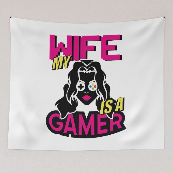 Item preview, my wife is a gamer designed and sold by elmanchour.