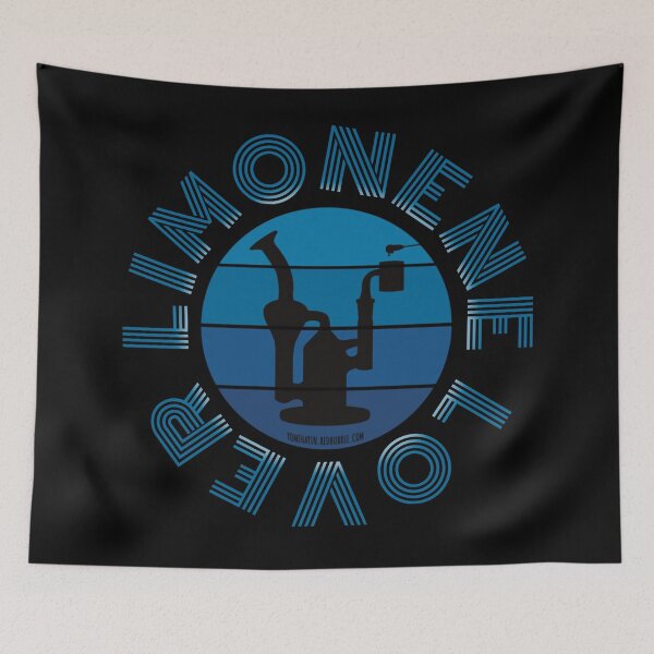 Item preview, Retro Vintage Sunset Blue Dab Rig-Limonene lover  designed and sold by YomeHayin.
