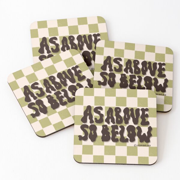 Item preview, As Above So Below, Spirituality Quote designed and sold by SabrinaGold.
