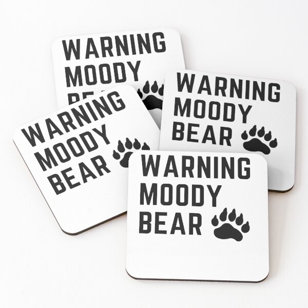 Item preview, Moody bear T-shirt, funny bear T-shirt, gift for partner moody bear T-shirt designed and sold by DianaN22.