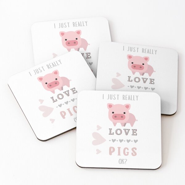 Item preview, Cute Pig - I Just Really Love Pigs - For Pig Lovers designed and sold by AngelikaC04.