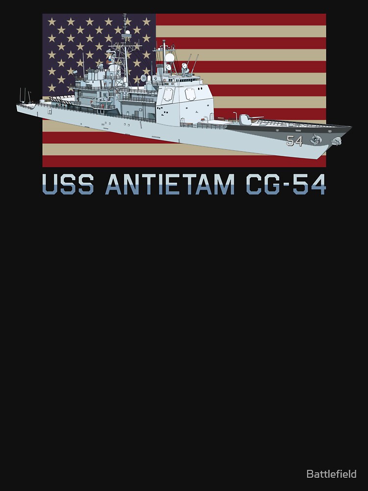 USS ANTIETAM CG 54 Street Sign us navy ship veteran sailor gift