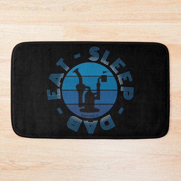 Item preview, Retro Vintage Sunset Blue Dab Rig-Eat sleep dab repeat  designed and sold by YomeHayin.