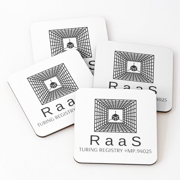 Item preview, Reality as a Service (RaaS)  ( Autonomous Intelligence series) AI t-shirt designed and sold by Gibson Futures.