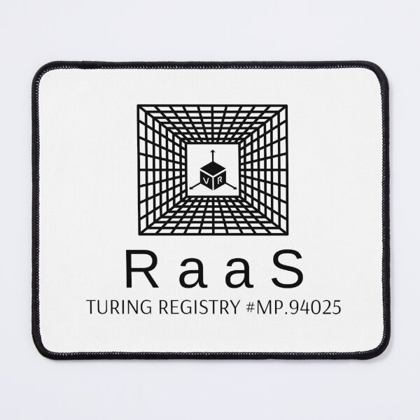 Item preview, Reality as a Service (RaaS)  ( Autonomous Intelligence series) AI t-shirt designed and sold by Gibson Futures.