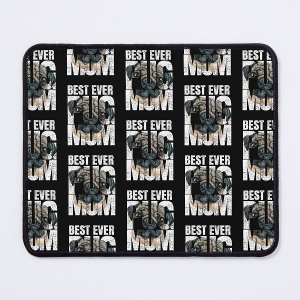 Item preview, Best Ever Pug Mom Vintage Pug Owner Dog Lover designed and sold by CharJens.