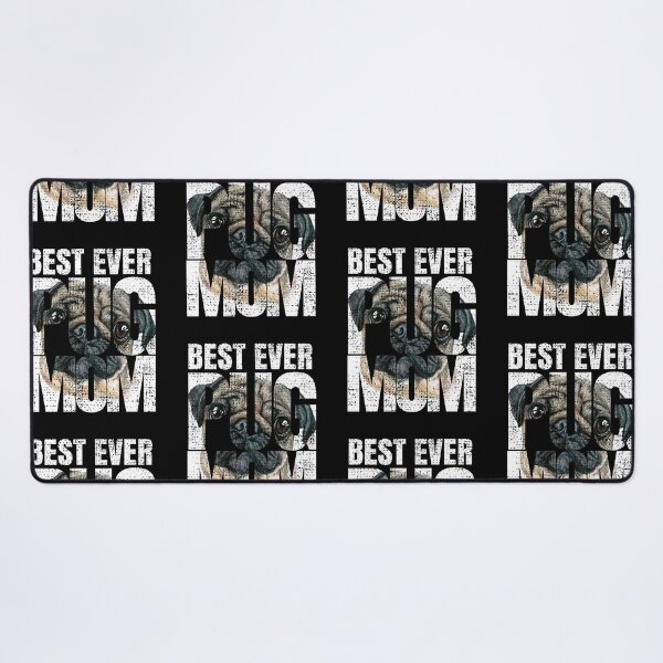 Item preview, Best Ever Pug Mom Vintage Pug Owner Dog Lover designed and sold by CharJens.