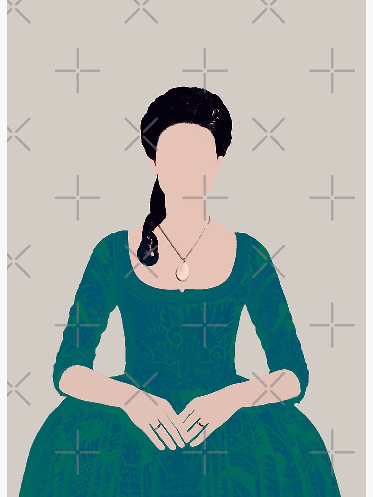 Claire Fraser - Green dress - Outlander - Season 2" Art Board Print for  Sale by tvdlovership | Redbubble