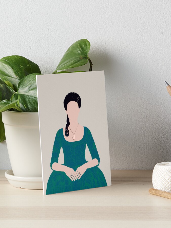 Claire Fraser - Green dress - Outlander - Season 2" Art Board Print for  Sale by tvdlovership | Redbubble