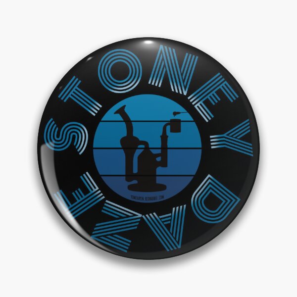 Item preview, Retro Vintage Sunset Blue Dab Rig-Stoney daze designed and sold by YomeHayin.