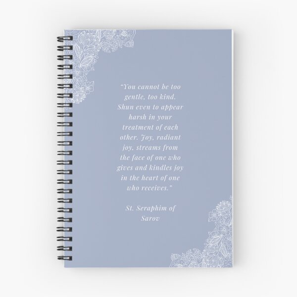 Item preview, St. Seraphim of Sarov Kindness Quote designed and sold by One-In-Essence.